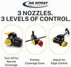3-Nozzle Boomless Spray Boom, 30ft Broadcast Coverage - Image 5
