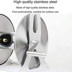 Irrigation Tools,Portable Garden Hose Reel Set, Stainless Steel Garden Hose Reel, Reinforced Garden Watering Pipe Cart for Patio, Deck, Yard, Garden, Home, Driveway,Rack+2mHose - Image 3