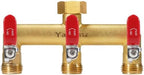 3 Way Garden Hose Splitter, 3/4" GHT Outdoor Water Spigot Splitter by Yayamz