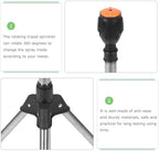 Rotating Tripod Sprinkler with Automatic 360 Degree Watering - Image 3