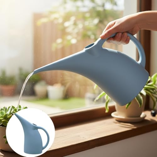 Long Spout Watering Can for Indoor Plants - pp Precision Garden Watering Can (Blue 38x17.5x38 cm) - Image 5