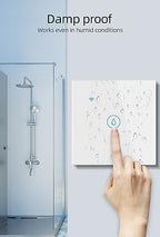 EU 40A WiFi Smart Water Heater Switch,Glass Touch Panel,Works with Apple Homekit Siri Voice Control, Waterproof,Neutral line Needed - Image 7