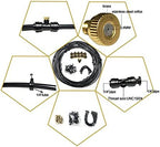 Misting Systems for Outside Patio, Misting Cooling System + Brass Mister System + Adapters(3/4") for Pasture, Garden, Greenhouse, Gazebo(Black,18m/60ft) - Image 3