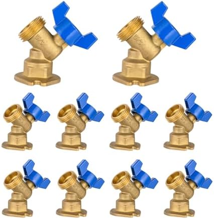 10Pack Seelink 3/4" FIP x 3/4" MHT Hose Bibb Valve by Seelink