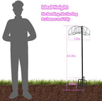 2-Pack Freestanding Garden Hose Holder with Upgraded 5-Prong Base - Image 5
