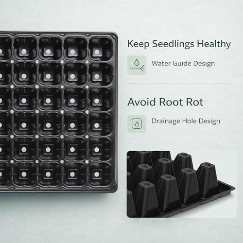 Gardzen 10 Pack 72 Cell Seed Starter Trays - Image 6
