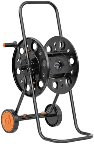SPECILITE Garden Hose Reel Cart, Fits 75-150 Ft Hose, with Wide Stable Base by SPECILITE