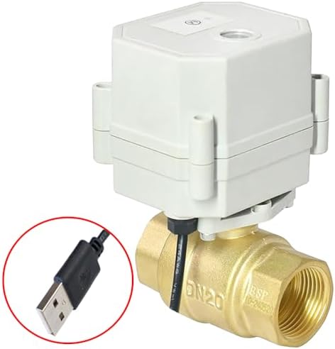DN10 WiFi Remote Control Smart Water Valve,3/8” DC5V-DC12V Brass Electric Ball Valve - Image 2