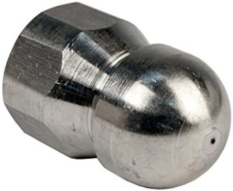 Schieffer 3/8in. x 100ft. 4000 PSI Thermoplastic Sewer Jetter Hose & 4.5 Orifice Button Nose Nozzle - Image 4
