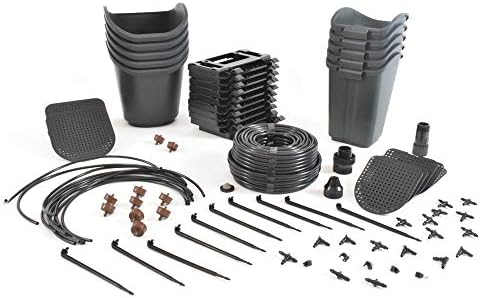 DIG GLW10-100 Living Wall™ Modular Vertical Garden Planting Kit with 10 Pots & Drip Irrigation System for Beautiful Vertical Growing Space by DIGCorp%7CDripIrrigation%E2%80%93MicroIrrigation