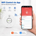 1/2" Smart SS304 Motorized Ball Valve + WiFi Water Leak Alarm - Image 3