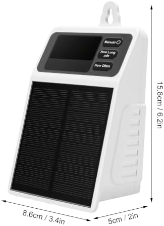 Diydeg Solar Automatic Drip Irrigation System, Water Proof Plant Watering Kit with Dual Charging Options Customizable Schedule, Solar Irrigation Controller for Garden Balcony Patio - Image 3