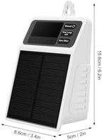 Diydeg Solar Automatic Drip Irrigation System, Water Proof Plant Watering Kit with Dual Charging Options Customizable Schedule, Solar Irrigation Controller for Garden Balcony Patio - Image 3