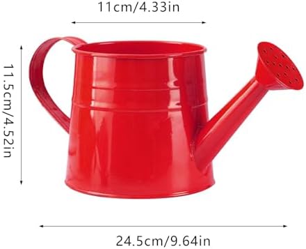 Metal Watering Can for Indoor Outdoor Garden Modern Minimalist Design with Detachable Sprinkler Head Ergonomic Comfort Grip Handle Efficient Irrigation Tool for Flower Lovers and (H, 24.5X11.5X11CM) - Image 4