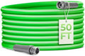 Delxo Garden Hose 50 FT, Flexible Rubber Hybrid Water Hose 5/8 Inch by Delxo