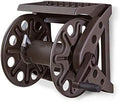 Liberty Basics 512 Wall Mounted Hose Reel with Shelf, Bronze by LibertyGardenProducts