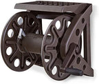 Liberty Basics 512 Wall Mounted Hose Reel with Shelf, Bronze by LibertyGardenProducts