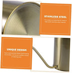 1pc Stainless Steel Watering Kettle Long Spout for Indoor and Outdoor Plant for Accurate Watering Capacity Elegant Golden Finish - Image 4