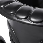 Classic Pedestal Urn Planter, 30 Inch, Black - Image 6