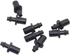 Industrial Horticultural Pipe Hose Connector 1/4"Single Barb Straight Hose Connector Garden Drip Irrigation Fittings Quick Coupling Pipe Connector 6 mm/7.5 mm 500 Pcs - Image 4