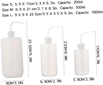 Cabilock 6pcs Thickened Squeeze Watering Bottles Measurement Portable Plastic Watering Can for Indoor Plants Gardening and Cleaning - Image 2