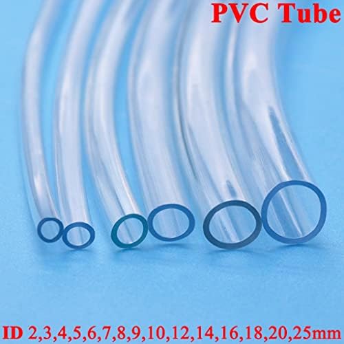 5M Transparent PVC Plastic Hoses 1pcs, for Household Water Pump Tube 2 3 4 5 6 8 10 12 14 16 18 20 25mm Inner Diameter PVC Flexible Hose Tube (Color : 5 Meters, Size : ID 12mm x OD 14mm - Image 2