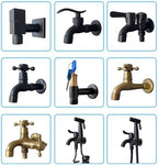 Freestanding Garden Water Column - Outdoor Frost-Resistant Faucet Dispenser, Stylish Hydrant Fountain for Irrigation, Sturdy Hose Holder with Faucet (Gray) - Image 5