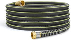 Flexible Rubber Garden Hose 45ft, 5/8" Hybrid Rubber Hose Heavy Duty by Wurzberge