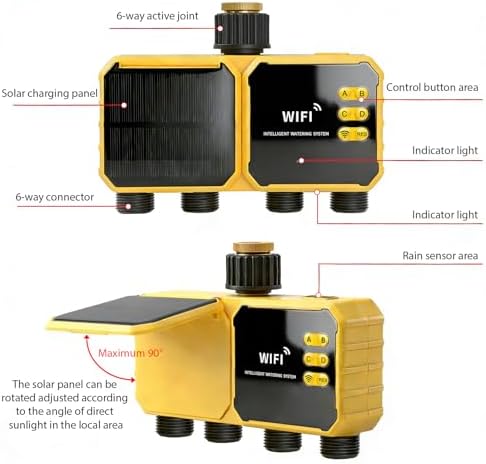 4 Port Smart Hose Watering Timer, Water Timer for Garden Hose - Image 2