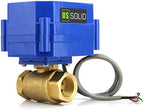 U.S. Solid 3/4 inch Motorized Ball Valve 9-24V DC Brass Electric Valve Normally Closed 5-Wire Standard Port with Visual Position Indicator IP65 - Image 6