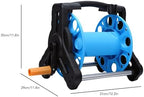 Generic Portable Garden Water Hose Reel Cart, Wall Mounted Water Pipe Storage Organizer Holds Up to 82ft of 5/8 Inch Hose, Heavy Duty Pipe Holder, Ideal for Garden Watering Car Washing (Black and - Image 7