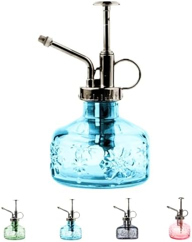 XXXFLOWER Glass Plant Mister Spray Bottle+3 Blue Bulb Glass Propagation Station - Image 2