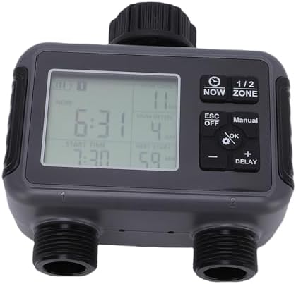 2 Zone Water Timer for Garden Hose, Programmable Sprinkler - Image 3