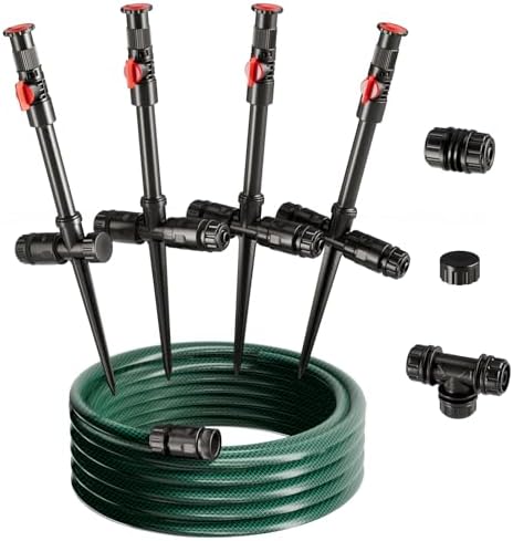 Flexible Sprinkler System, Above Ground DIY Irrigation Kit by Unknown