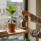 Brass Plant, Manual Pump Watering - Image 7