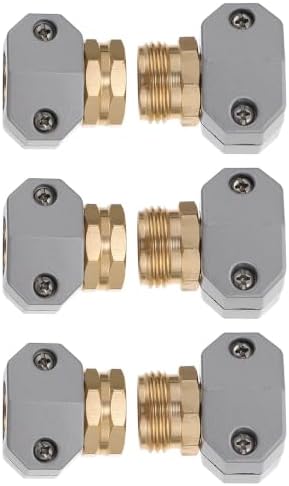 Toyvian 3 Sets Garden Hose Repair Kit Connector with Aluminium Alloy by Toyvian