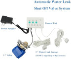 Water Leak Detector with Shutoff Valve,Sensors and Sounds Alarm, Automatic Water Leak Shut Off Valve System for Pipes 3/4 NPT, Flood Prevention for Laundry Washing Machines,Water Heaters - Image 2