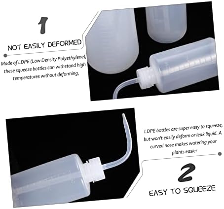 Cabilock 6pcs Thickened Squeeze Watering Bottles Measurement Portable Plastic Watering Can for Indoor Plants Gardening and Cleaning - Image 6