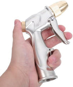 ABOOFAN High Pressure Metal Garden Hose Spray Gun with Zinc Alloy and Brass Construction Ergonomic Handle and Locking Bar, for Cleaning Patios, Car Washing, and Pet Grooming - Image 4