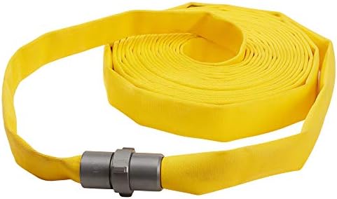 Yellow 1 1/2" x 50' Forestry Hose with Aluminum NH Couplings - Image 5