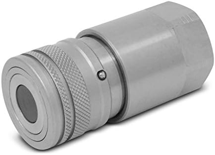 Summit Hydraulics 1/2" Skid Steer Flat Face Hydraulic Quick Connect Couplers/Couplings Set w/Dust Caps, 2 Sets - Image 6