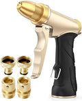 RAINPOINT Brass Garden Hose Nozzle & Quick Connect Kit, High-Pressure Sprayer Set by RainPoint