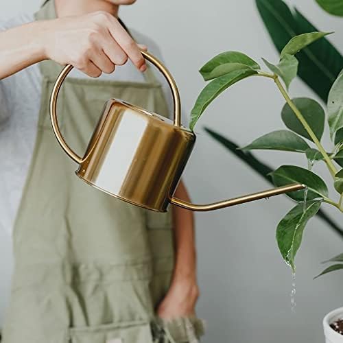 Watering Can Watering Can Decorative Copper Colored 1.2L Watering Can Easy Pour Gooseneck Spout for Fast and Easy Outdoor Indoor Plant Watering Decorative Watering Can - Image 3