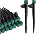 Compatible with 1 4 Inch Hose Garden Watering System Garden Diffuser Irrigation 360 Degree Rotating Nozzle Sprinkler(10pcs Dripper) by Unknown