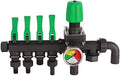 4 Way Garden Hose Splitter, Water Hose Connector with 4 Valves Heavy Duty Water Valve Spigot Adapter for Drip Irrigation Lawns by Unknown