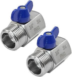 Beduan Stainless Steel 3/4" Shut Off Valve GHT Thread Garden Hose 2 PCS by Beduan