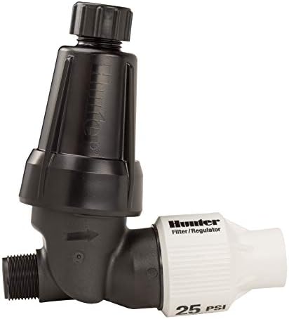SPW Hunter HFR-075-40 3/4" Filter Kit 150 Mesh Stainless Steel Filter 40 PSI Pressure Regulator for Micro/Drip Irrigation HFR07540 by Unknown