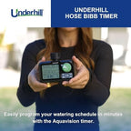 Underhill AquaVision Digital Hose Timer, Dual Zone Automatic Garden Water Timer with LCD Display, Programmable Irrigation Controller for Sprinklers, Drip Systems & Garden Hose Faucets - Image 5