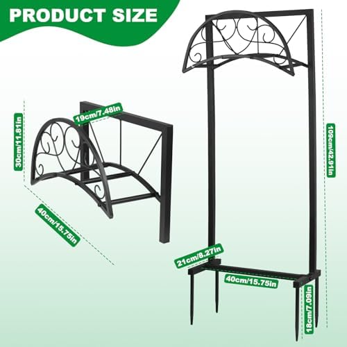 Garden Hose Holder Stand, Heavy Duty Freestanding Metal Hose Hanger Rack for Outside, Holds Up to 150FT Water Hose, 4 Anchor Spikes, Yard Lawn Garden - Image 5