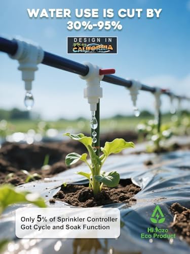Outdoor Smart Sprinklers Controller 2.4GHz WiFi, Irrigation Controller Easy Use App Enabled, 16 Zones + 16 Plans, Save Water Auto Skip Rain, Freeze & Wind, 10 Minutes Install - Image 5